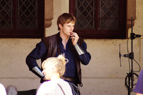 New pic, on the set of Merlin :)