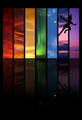 Rainbow Skies and Peter Pan - disney fan art