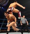 Rhodes vs Bryan on Smackdown - wwe photo