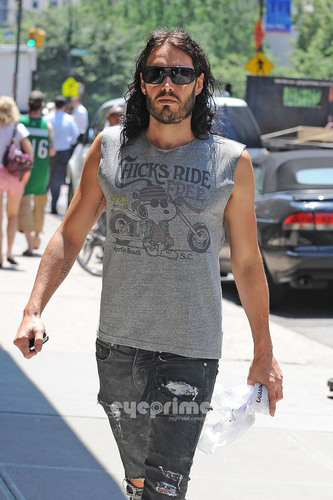  Russell Brand is spotted out and about in NYC, June 27