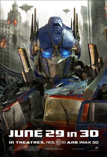 Transformers Dark Of The Moon Official Posters