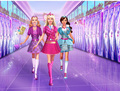 Walkin' in the school (probably, how they will like in movie) - barbie-movies photo