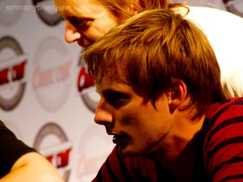  Comic Con France 2011 - Merlin PanelFirst signing: Bradley James