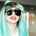 Gaga Aqua Hair Bow - lady-gaga icon