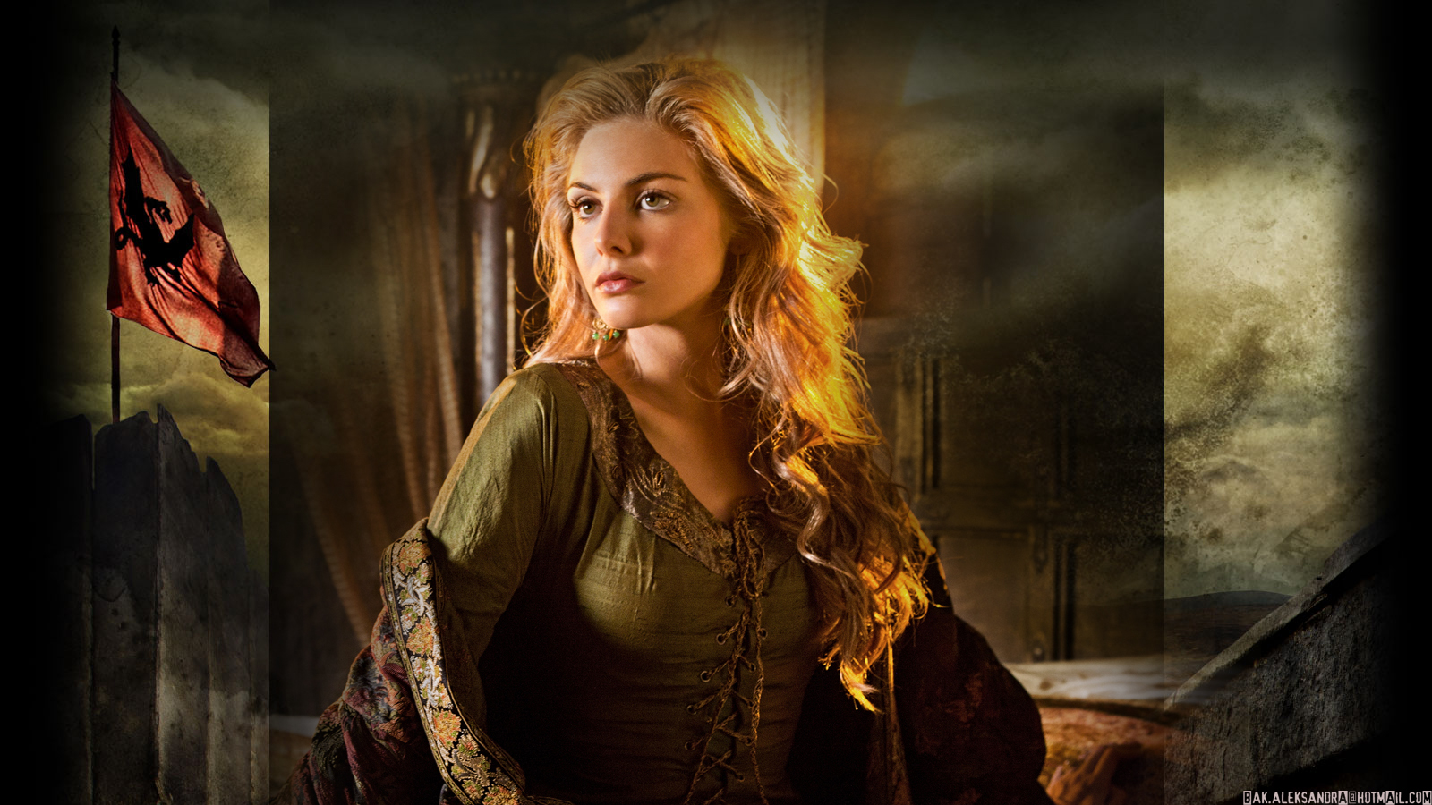 Tamsin Egerton as Guinevere in Camelot (TV Series, 2011 