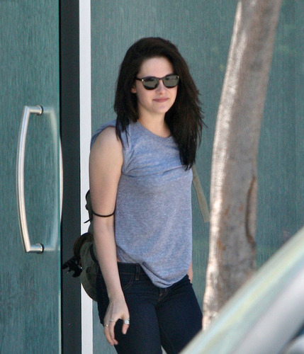 Kristen Stewart is spotted leaving the gym in West Hollywood, June 30