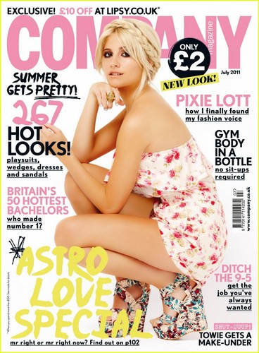 Pixie Lott: July 2011 'Company' Cover Girl!