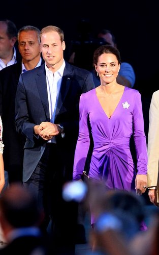  Prince William and Kate Middleton at Parliament heuvel for the Canada dag evening toon celebrations