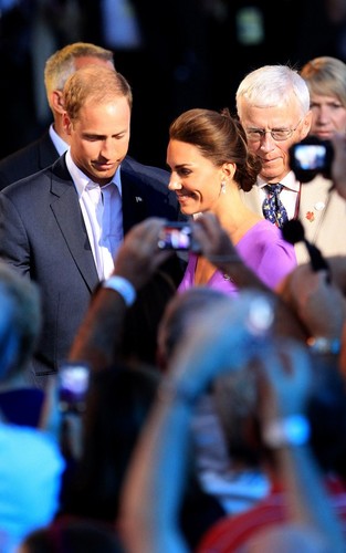  Prince William and Kate Middleton at Parliament colina for the Canada dia evening show celebrations