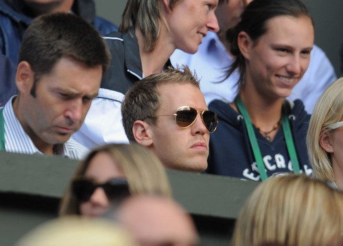  S. Vettel attending Wimbledon