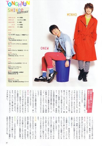 SHINee on Korisuta Magazine