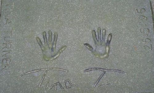 Tina Turner's Handprints