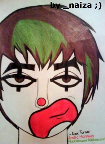  Alex Turner - Fluorescent Adolescent Clown