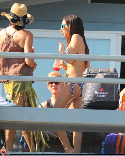 Ashley - Celebrating her 26th birthday in Malibu with Zac Efron and friends - July 02, 2011