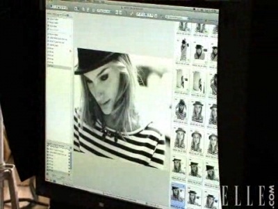 Carter Smith for Elle US (April 2008)- Behind the Scenes    
