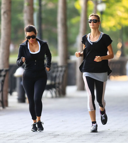  June 26: Jogging with Kim Kardashian in Battery Park