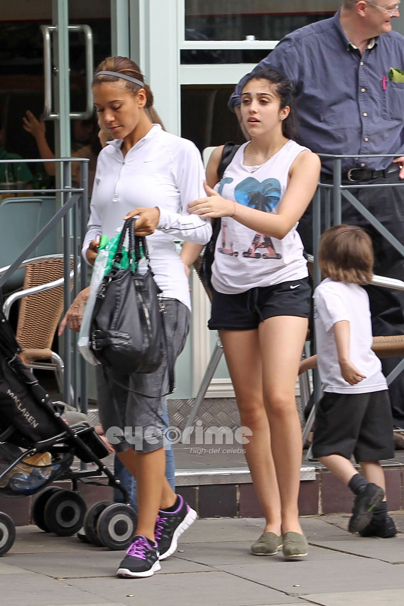 Lourdes Leon spotted out for