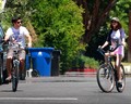 Victoria Justice riding her bike with her boyfriend, actor Ryan Rottman (July 1). - victoria-justice photo