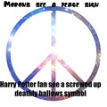 peace sign - harry-potter-vs-twilight fan art