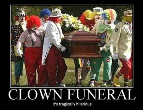Clown Funeral ~ for Sam's Coulrophobia!