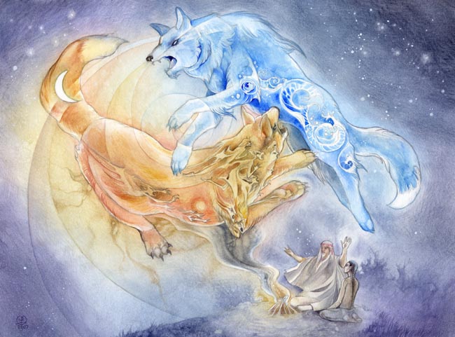 Elemental Wolves - Wolves Fan Art (23585249) - Fanpop
