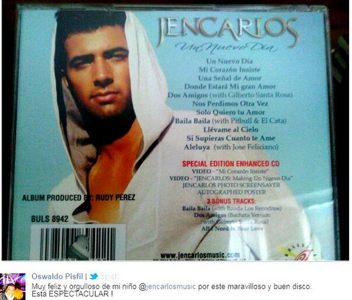 Jencarlos's 2nd album 'Un nuevo dia'