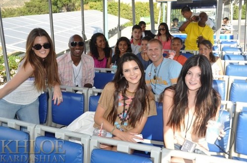 Kardashian Family at Universal Studios. 