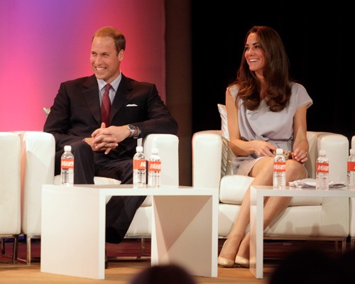  Prince William and Kate Middleton in Los Angeles (July 8).