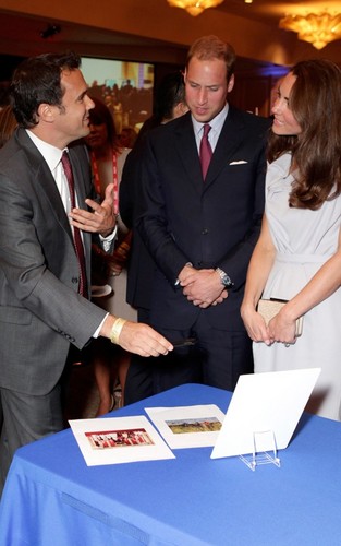  Prince William and Kate Middleton in Los Angeles (July 8).
