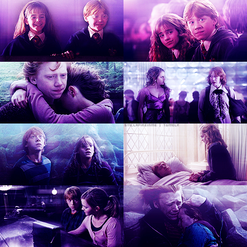  Ron&Hermione through the years ♥