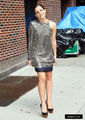 “The Late Show with David Letterman” earlier today (July 11) - emma-watson photo