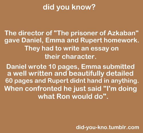 Did You Know? ... Harry Potter