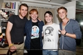 HP Cast ,Backstage at How to Succeed in Business Without Really Trying  - daniel-radcliffe photo
