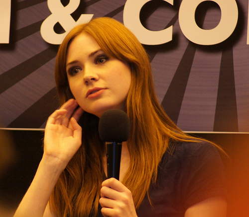 Karen at the London Film and Coimic Con 9th July 2011