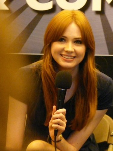 Karen at the London Film and Coimic Con 9th July 2011
