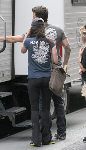  Megan - On the set of The Dictator in New York City - July 11, 2011