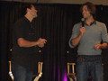 Misha and Jared at NJcon - supernatural photo