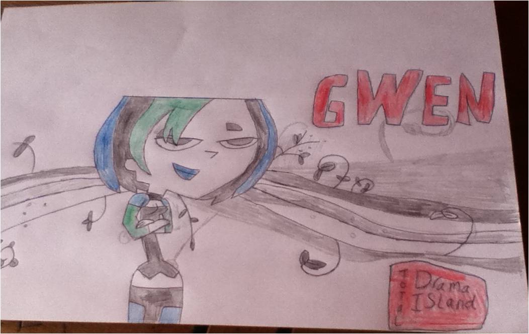 My drawing of gwen - GeekGirl Fan Art (23618864) - Fanpop