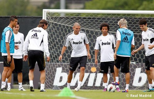 Ricardo Kaka In Real Madrid Training Sessions