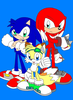  Sonic,Tails and knuckles ages 5