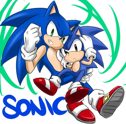  Sonic and चीबी Sonic