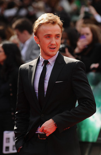 Tom Felton at the Deathly Hallows Part 2 런던 premiere
