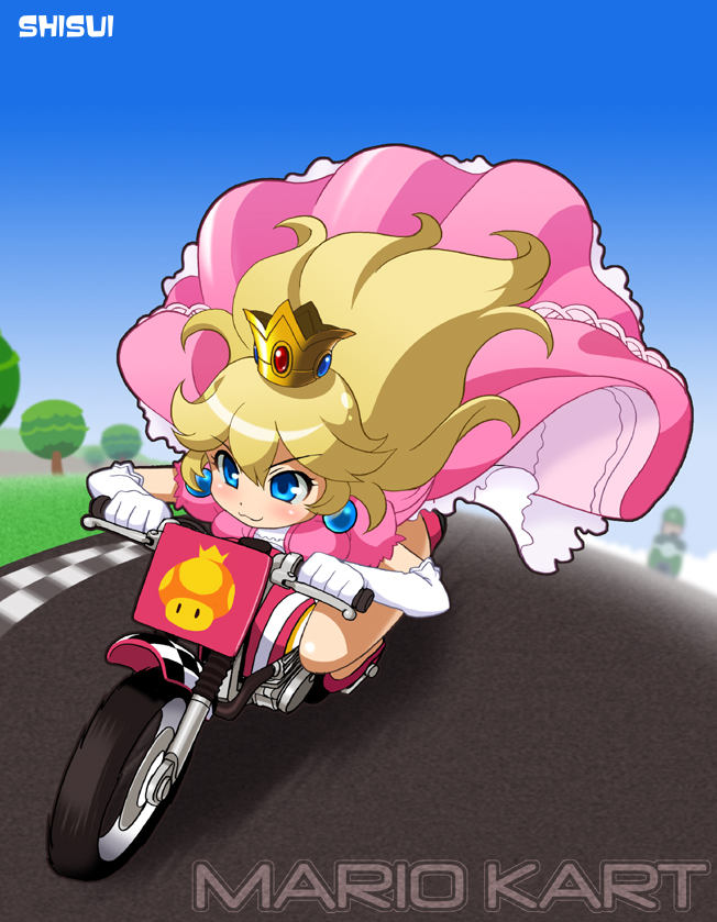 cute peach - Mario Kart Photo (23603812) - Fanpop