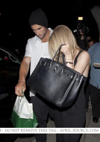  Avril Lavigne Out With Brody Jenner At Madeo Retaurant