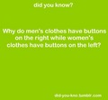 Buttons in clothes - random photo