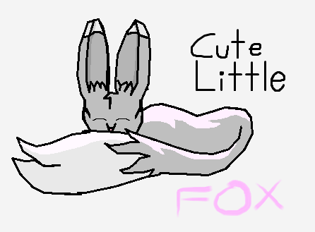  Cute Little rubah, fox