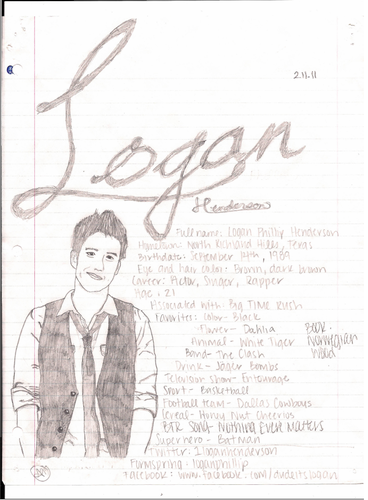  Drawings of Logan Henderson