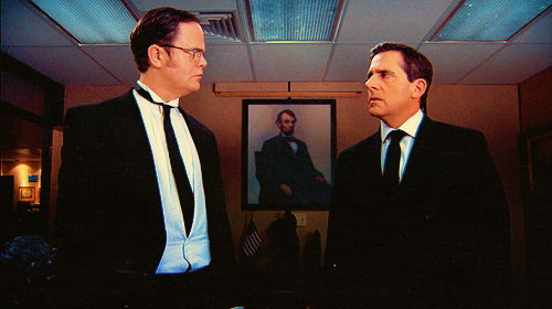  Dwight as Samuel and Micheal as Scarn