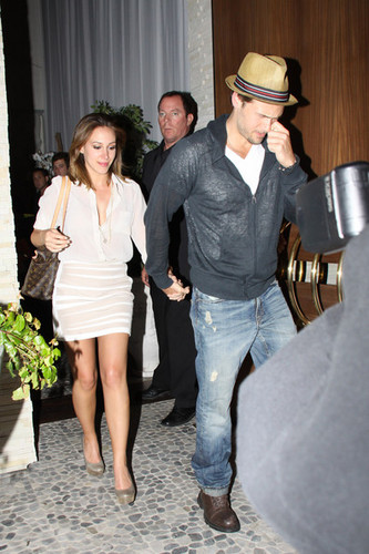  Haylie - And Nick Zano at Red O Mexican Restaurant - June 23, 2010