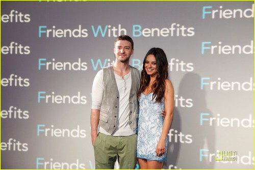  Mila Kunis & Justin Timberlake: 'Friends with Benefits' Photocall in Mexico